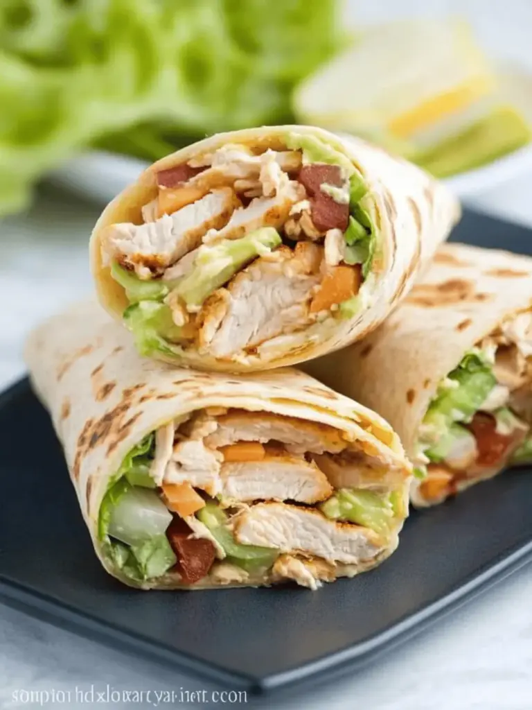 Crunchy Southwestern Chicken Wrap
