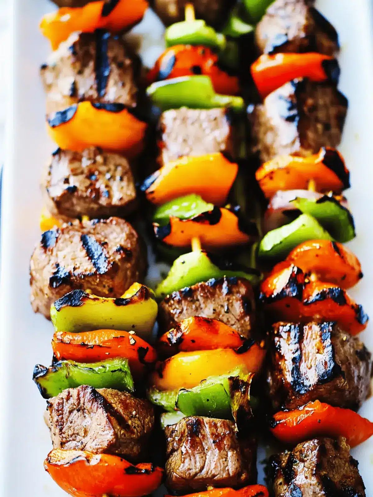 Grilled Steak Kebabs