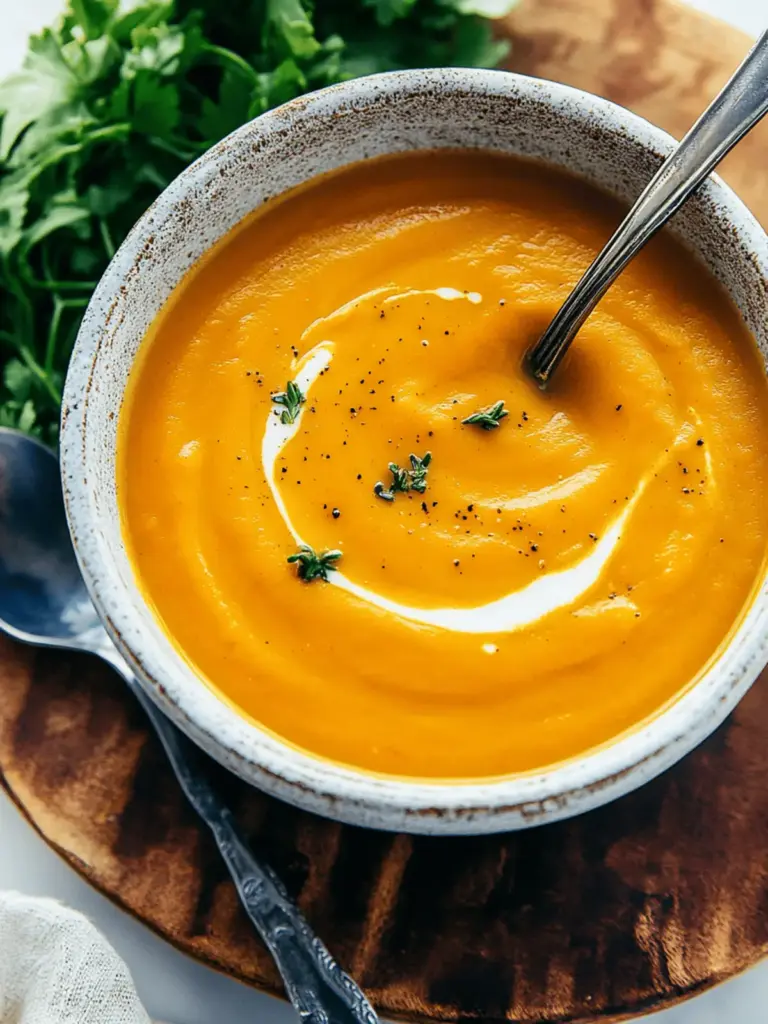 Creamy Roasted Carrot Soup