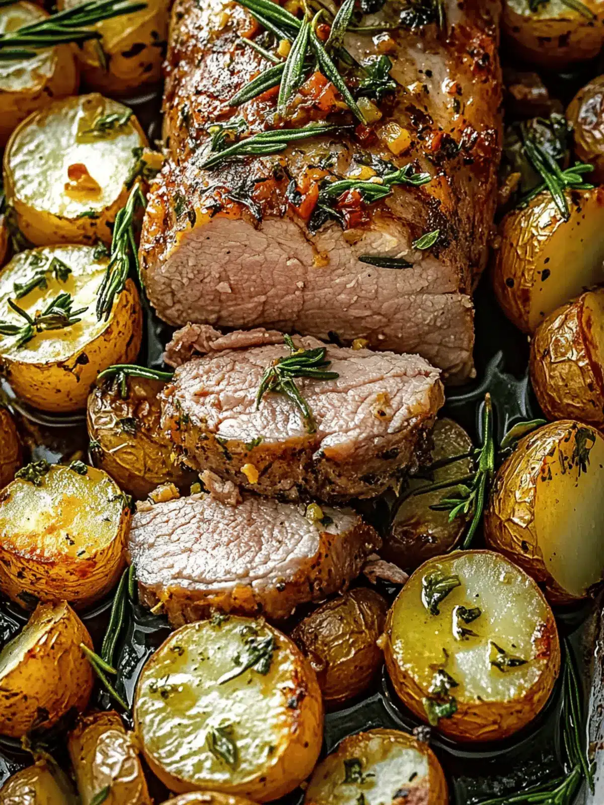 Sheet Pan Roast Pork Tenderloin with Potatoes