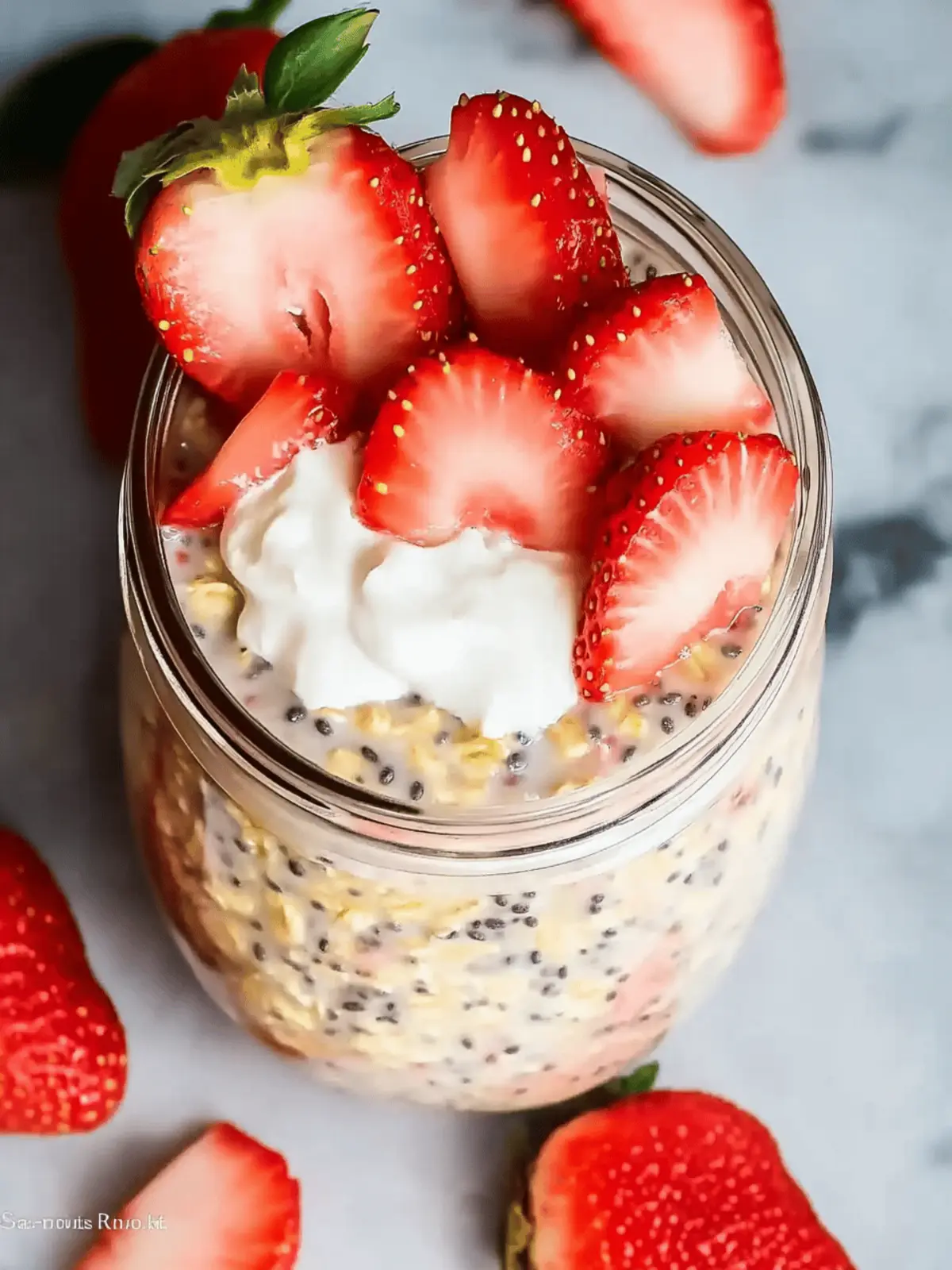 Protein-Packed Strawberry Rhubarb Overnight Oats You'll Love