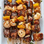 Cajun Shrimp Sausage Kebabs
