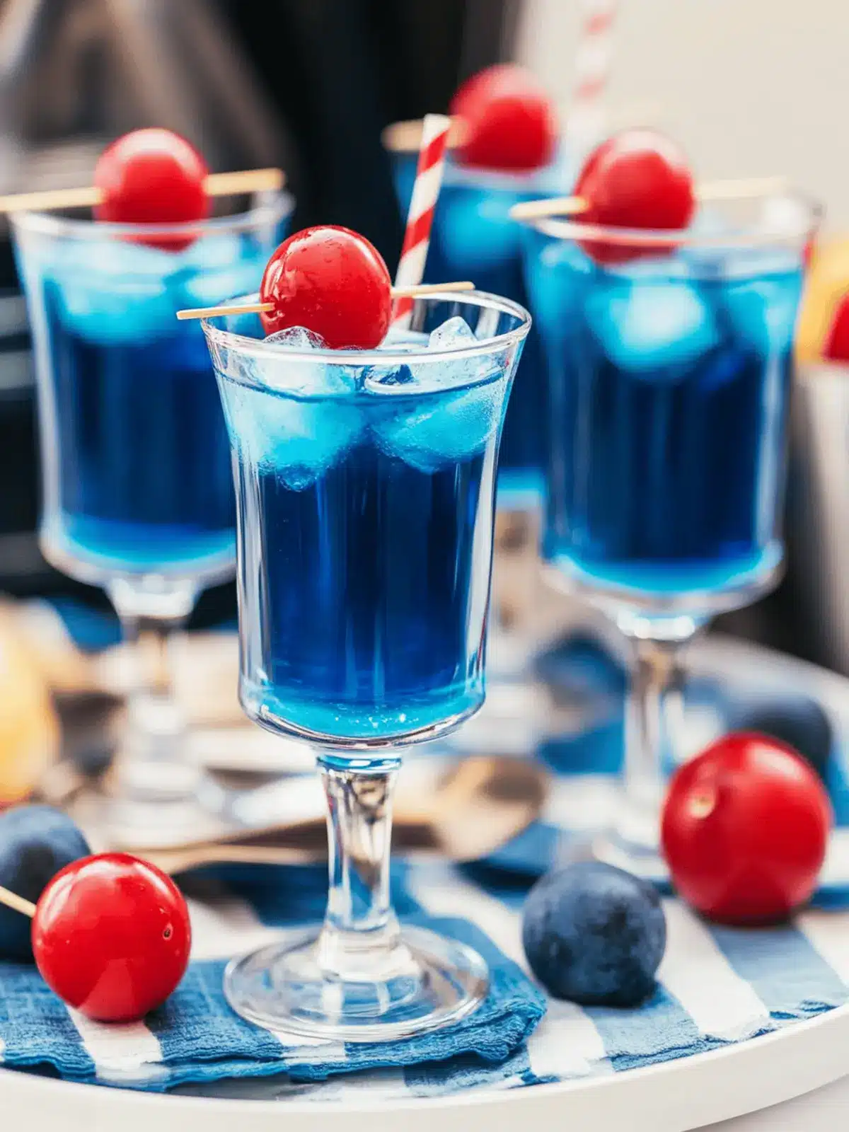 Blue Cocktail for Parties: Easy 3-Ingredient Summer Bliss