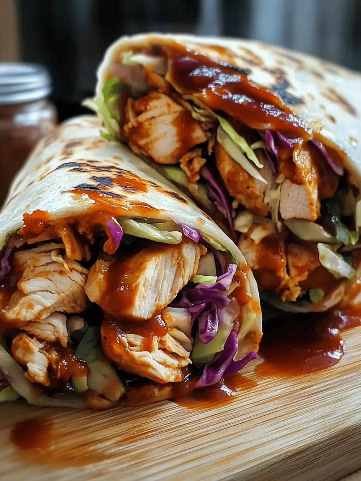 BBQ Chicken Coleslaw Wraps: Quick, Flavorful Fun for Dinner