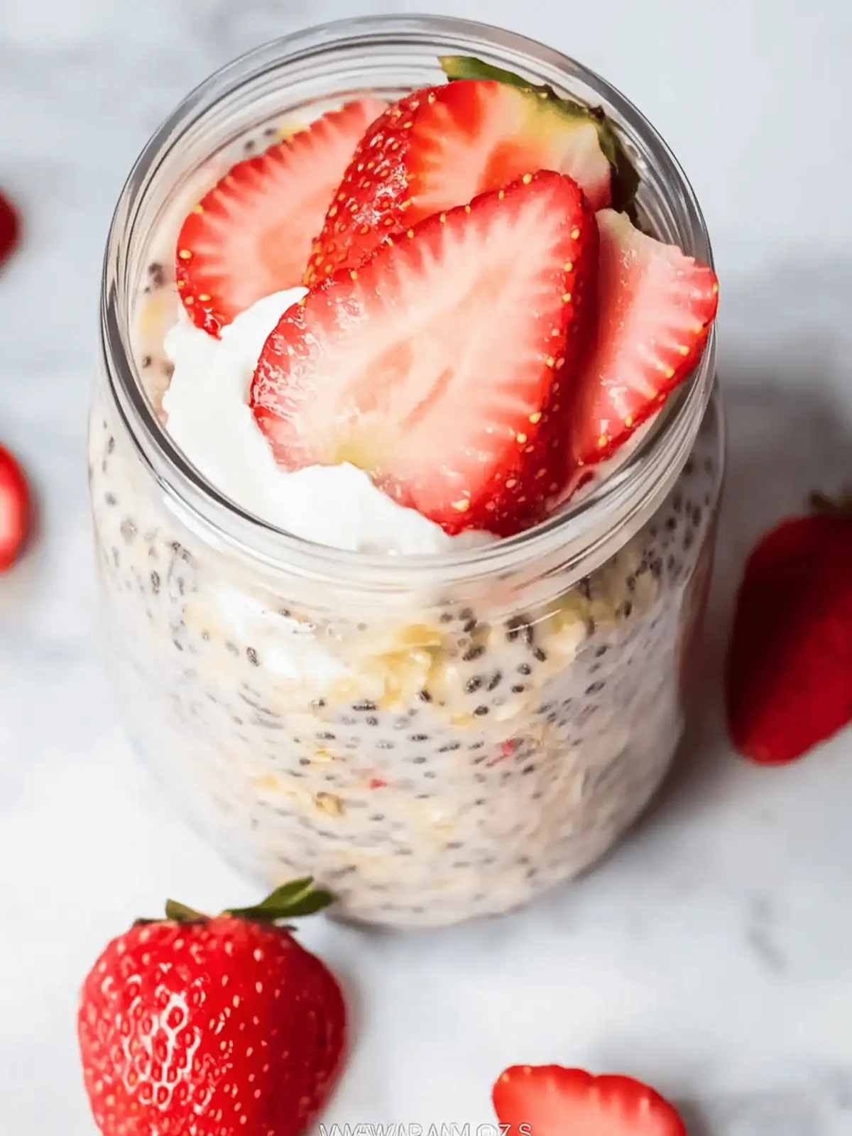 Protein-Packed Strawberry Rhubarb Overnight Oats You'll Love