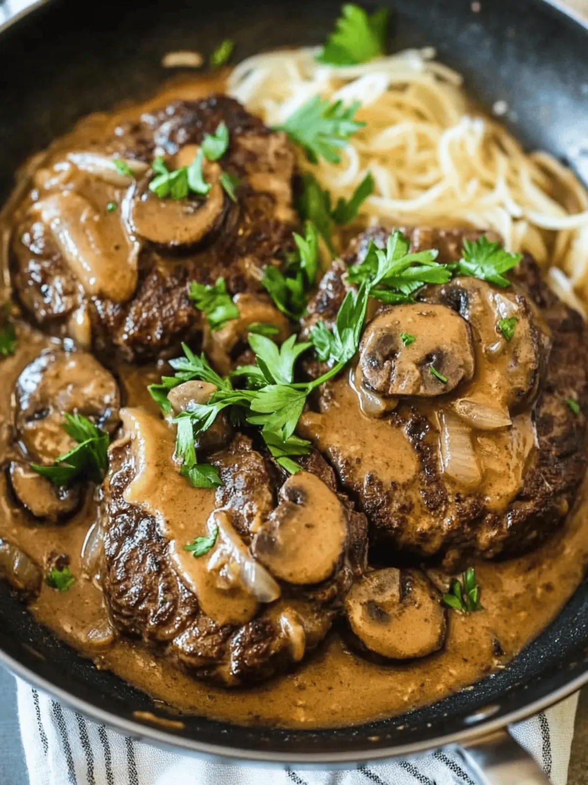 Bobby Flay Salisbury Steak Recipe