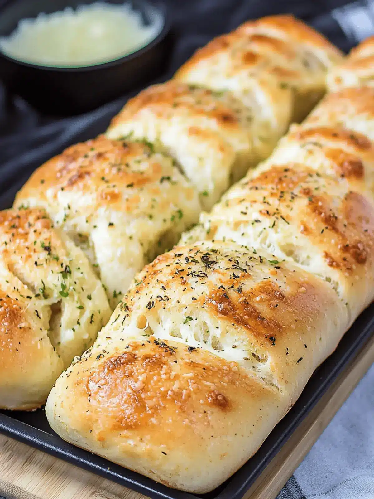 Copycat Subway Italian Herb & Cheese Bread