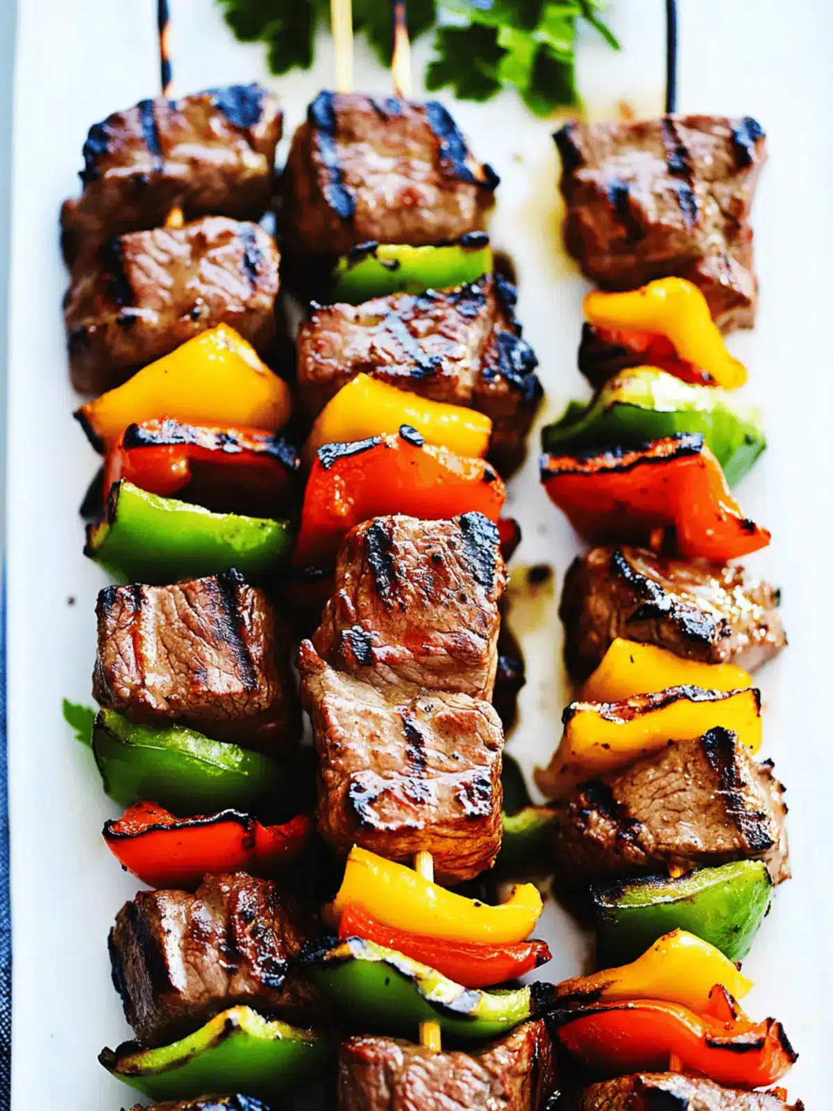 Grilled Steak Kebabs