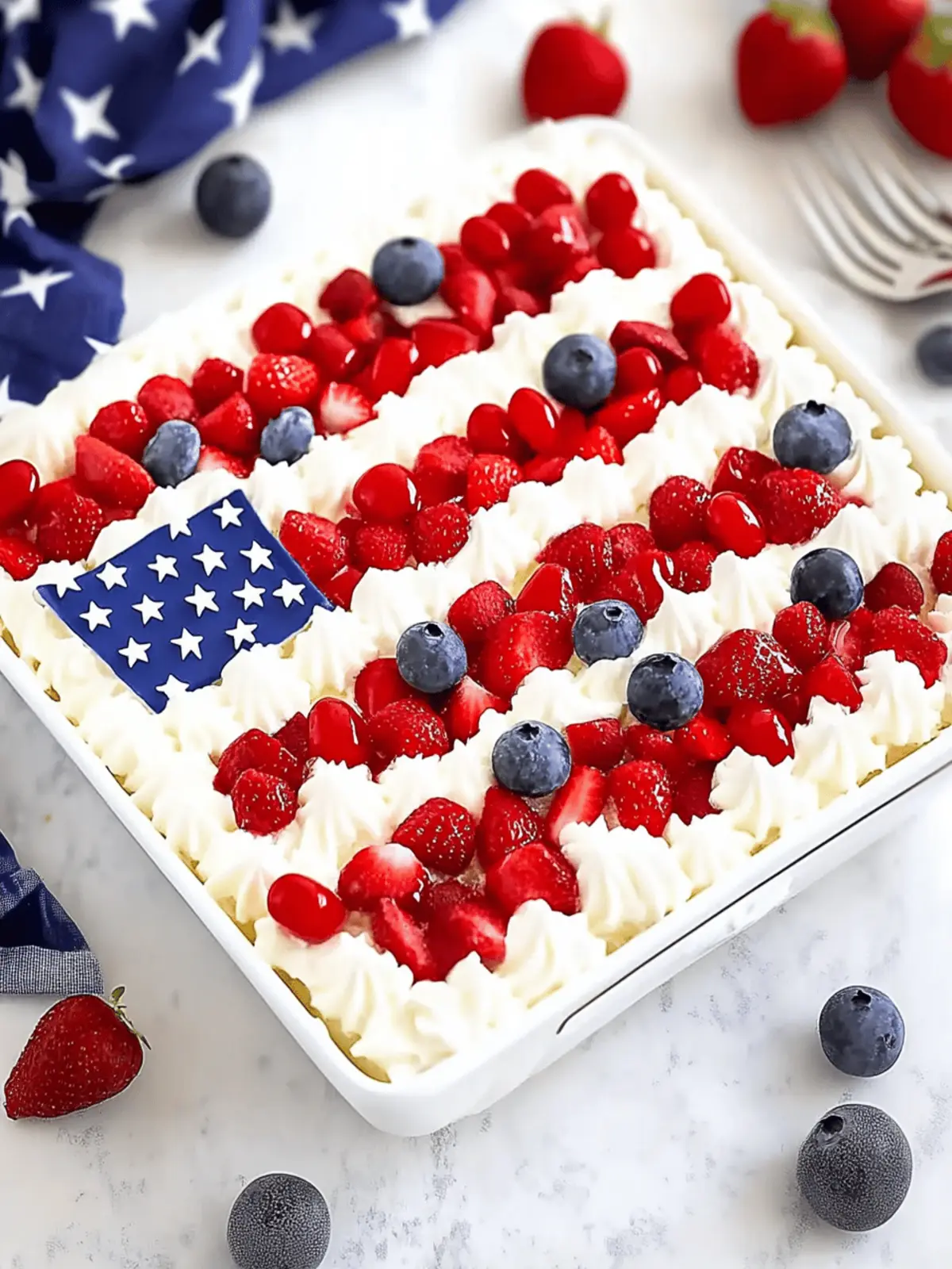 Patriotic Poke Cake Recipe That Steals the Celebration Show!