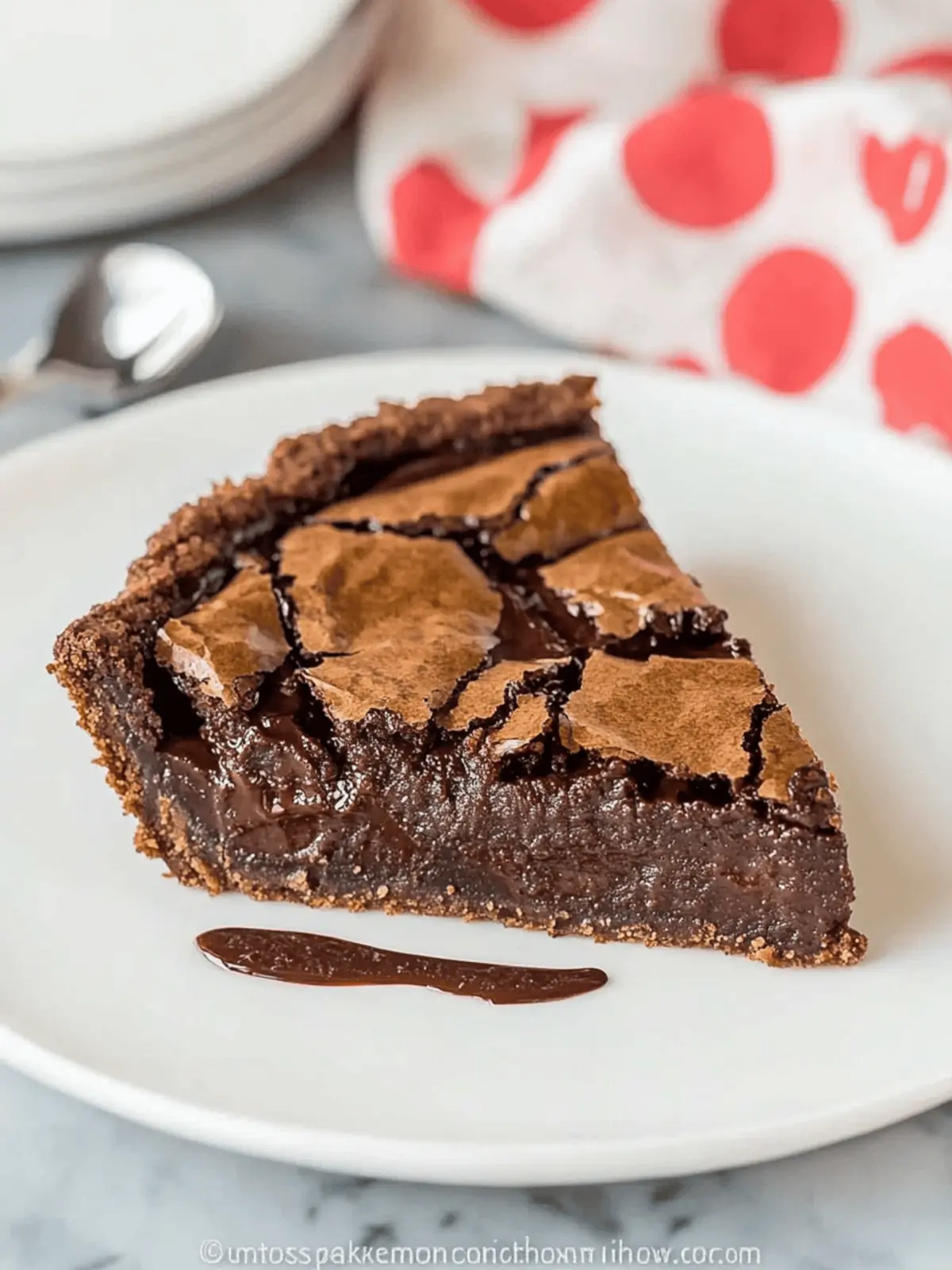Gooey Brownie Pie