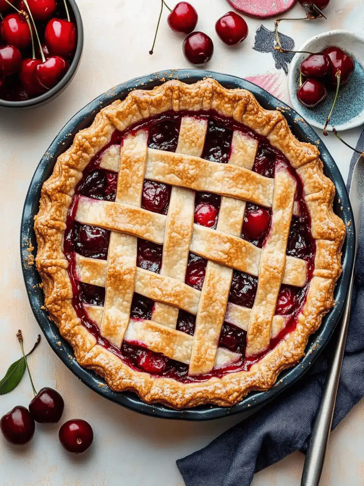Homemade Cherry Pie with Rich Almond Filling You’ll Love