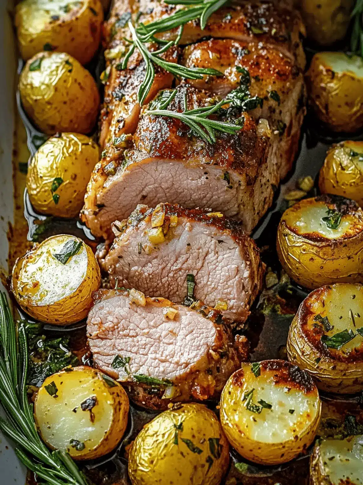 Sheet Pan Roast Pork Tenderloin with Potatoes