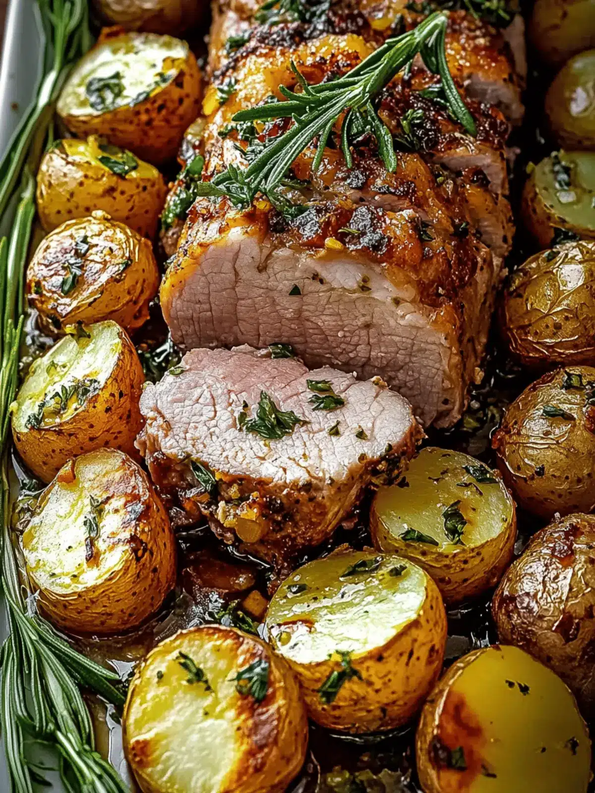 Sheet Pan Roast Pork Tenderloin with Potatoes