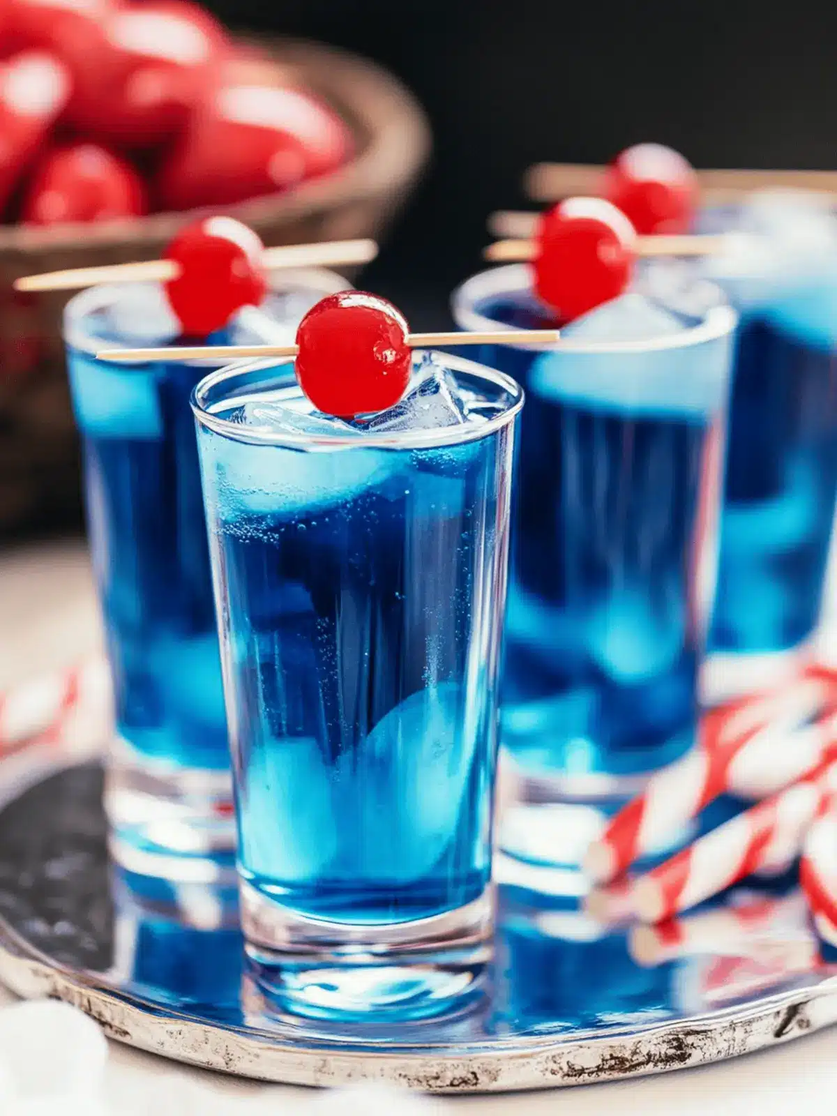 Blue Cocktail for Parties: Easy 3-Ingredient Summer Bliss