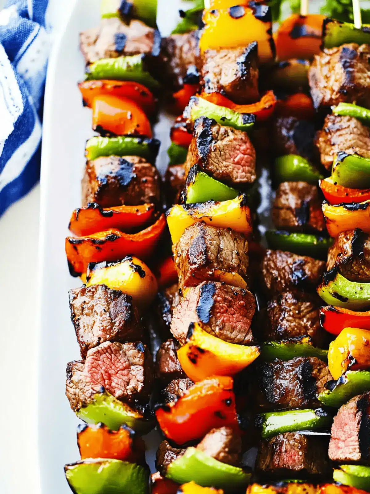 Grilled Steak Kebabs