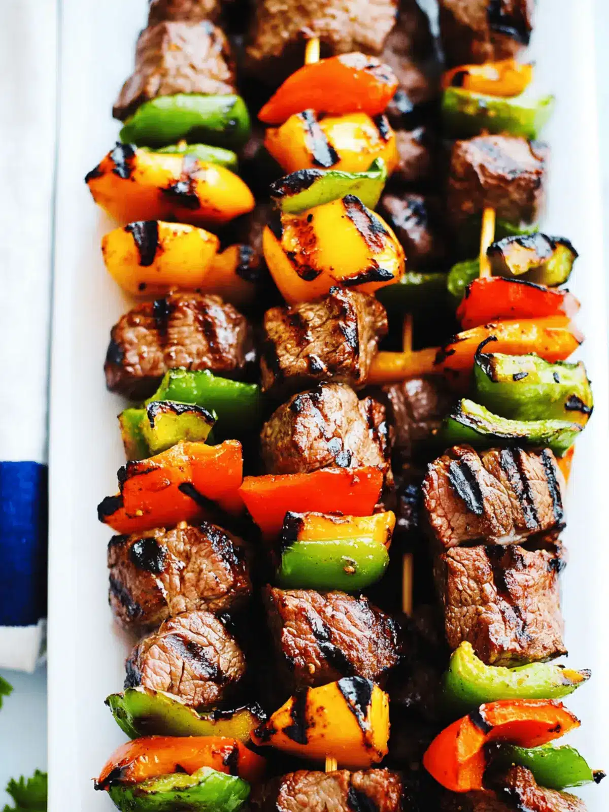 Grilled Steak Kebabs