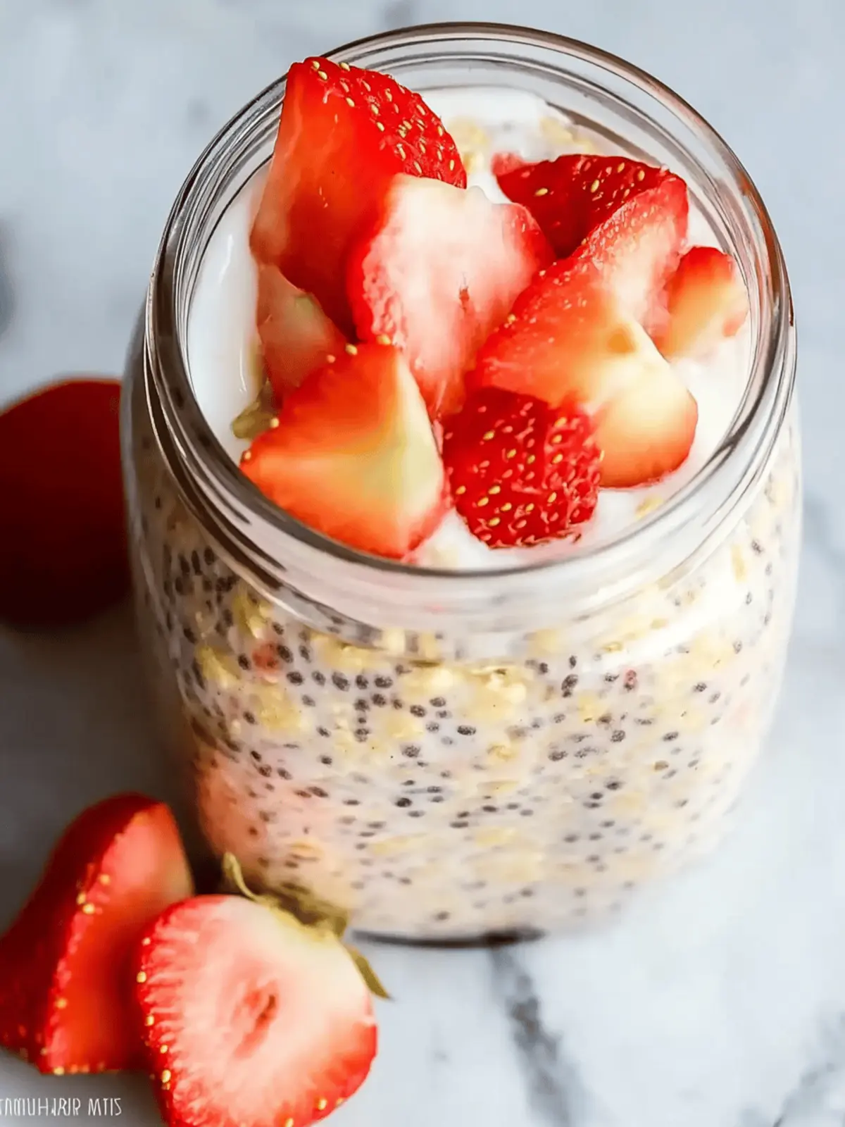 Protein-Packed Strawberry Rhubarb Overnight Oats You'll Love