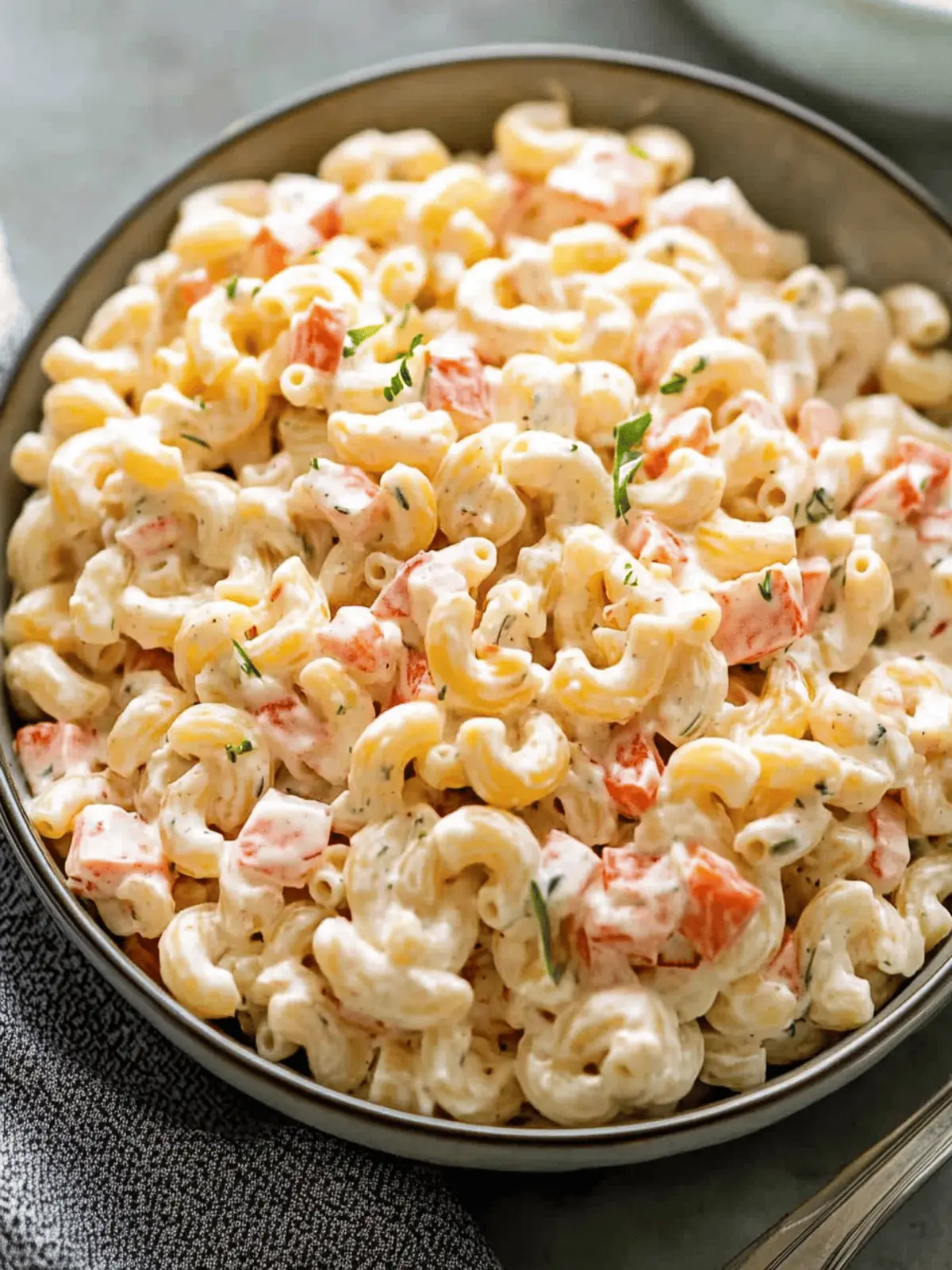 Creamy Macaroni Salad That'll Steal the Picnic Show! 5 Macaroni Salad