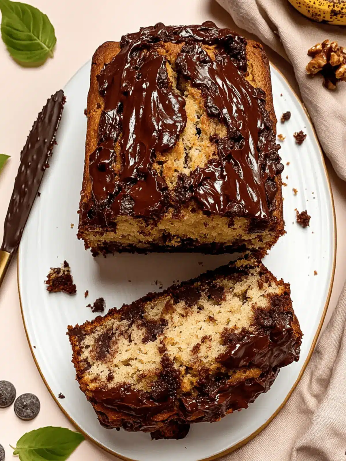 Maple Chocolate Chip Banana Bread