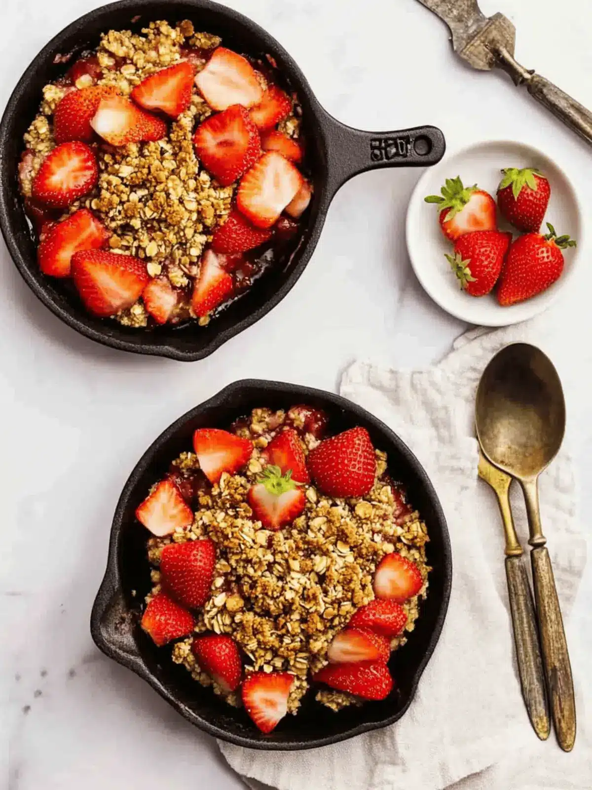 Delicious Summer Strawberry Crumble That's Gluten-Free & Vegan 2 Summer Strawberry Crumble