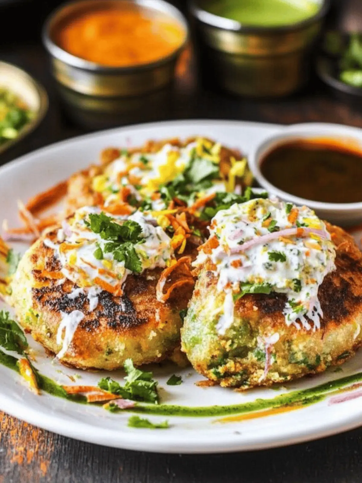 Aloo Tikki Chaat