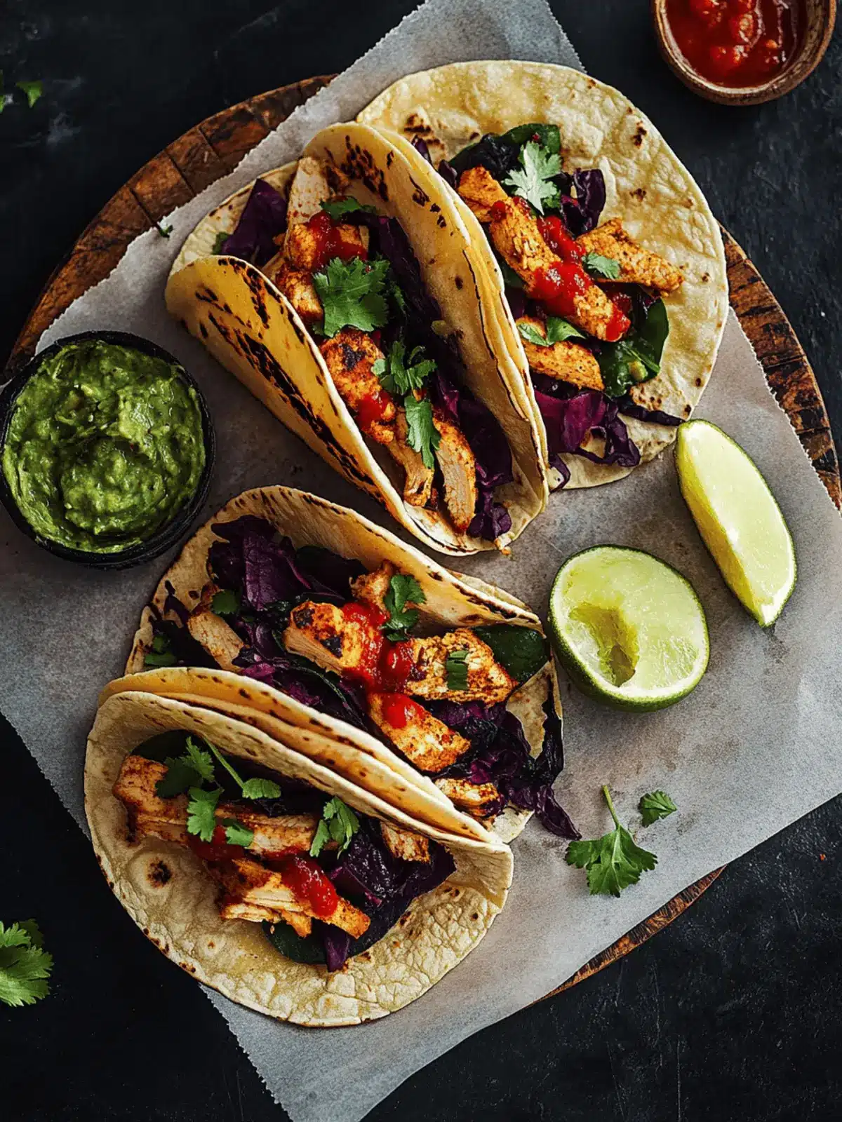 Cajun Chicken Tacos