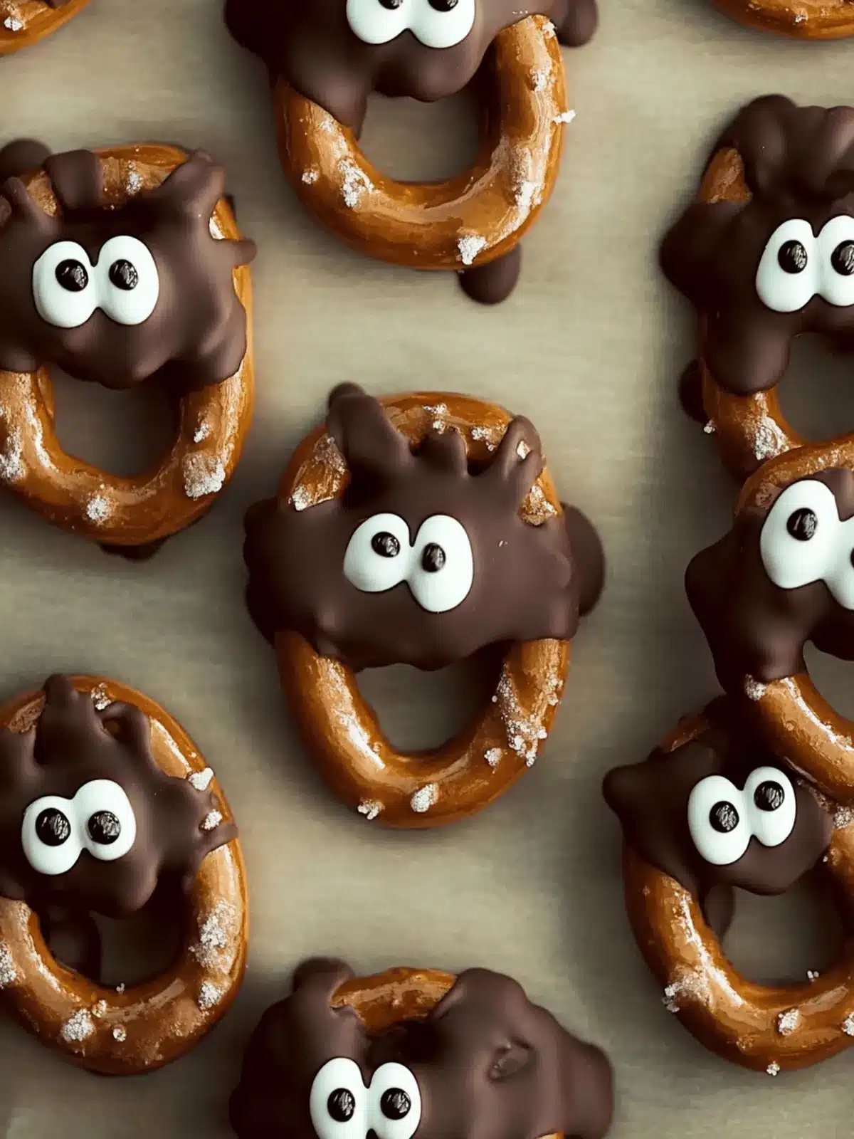 Halloween Chocolate Pretzels