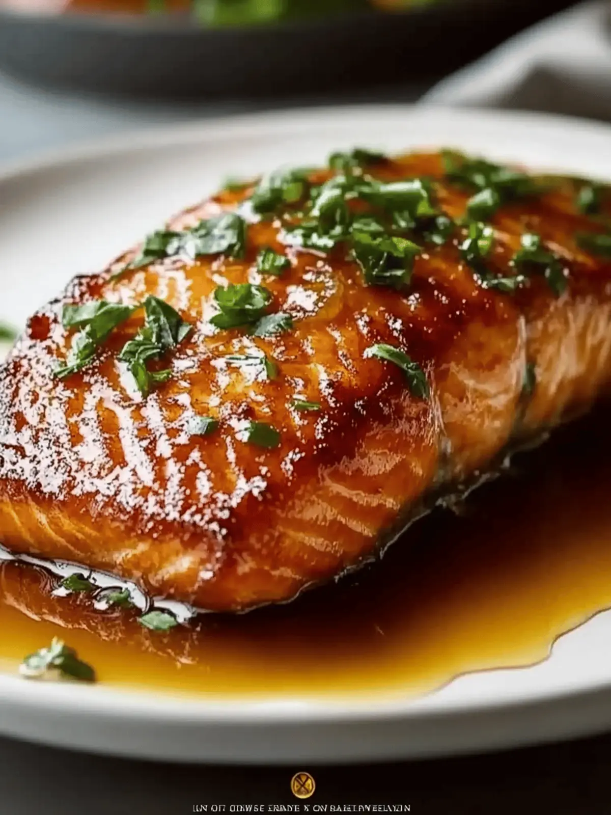 Brown Sugar Honey Glazed Salmon