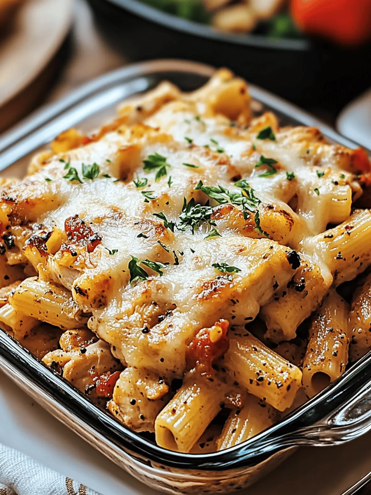 Honey Pepper Chicken Panini Pasta