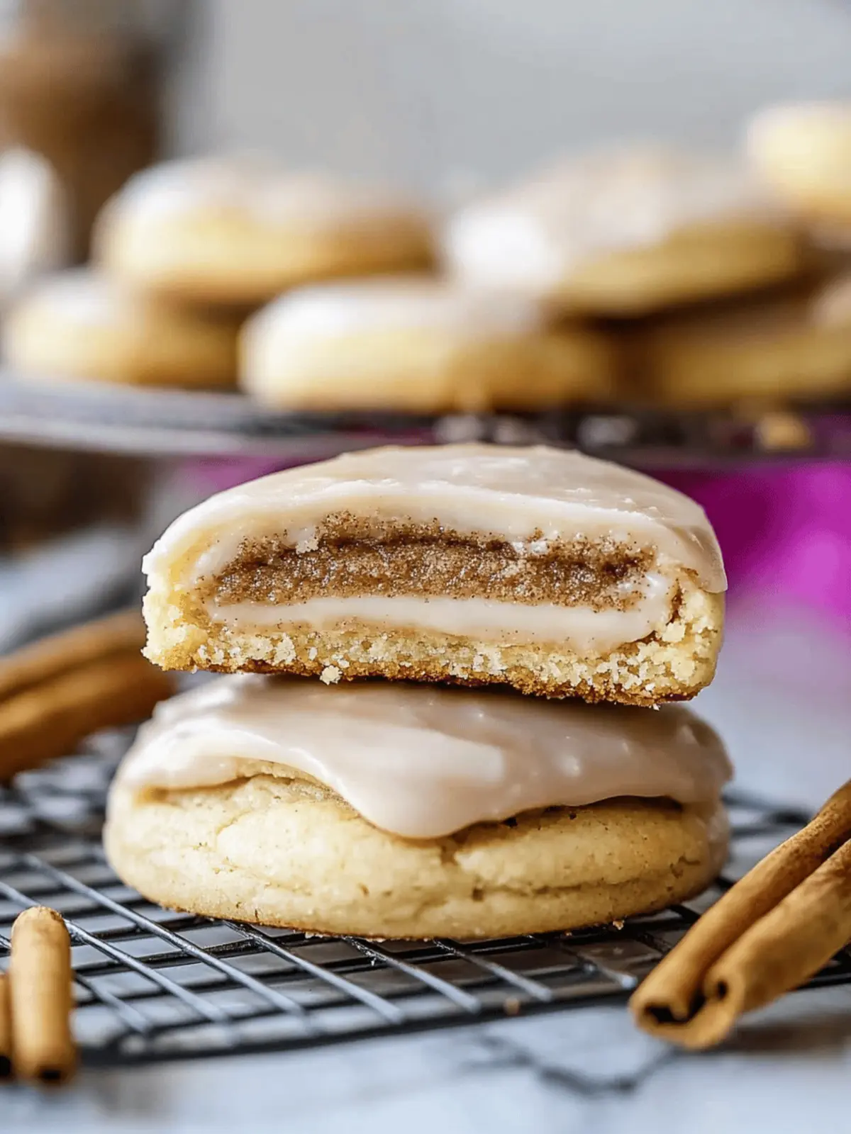 Frosted Brown Sugar Cinnamon Pop Tart Cookies