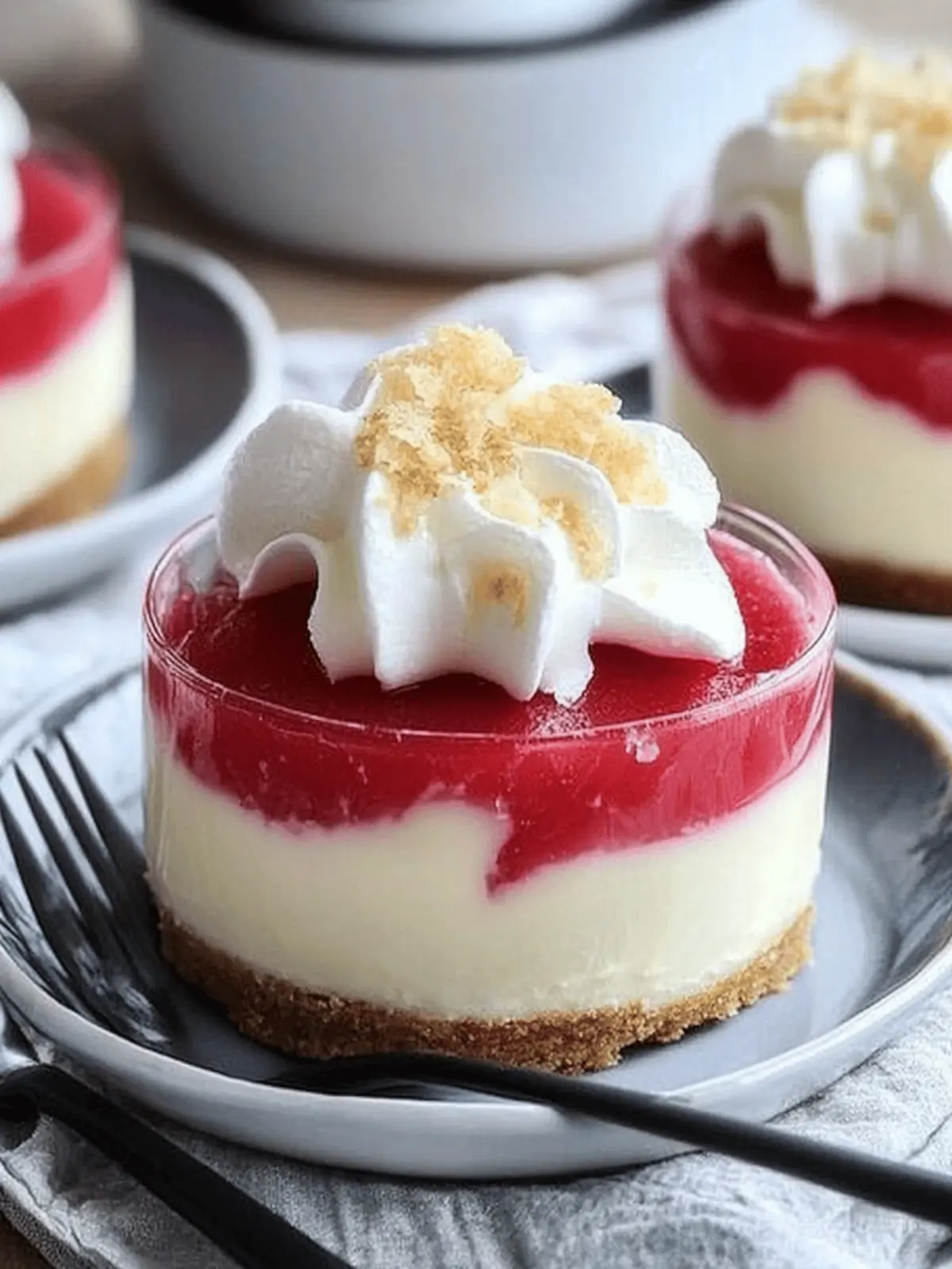 Rhubarb Cheesecake Creams: Effortless No-Bake Delight! 5 Rhubarb Cheesecake Creams