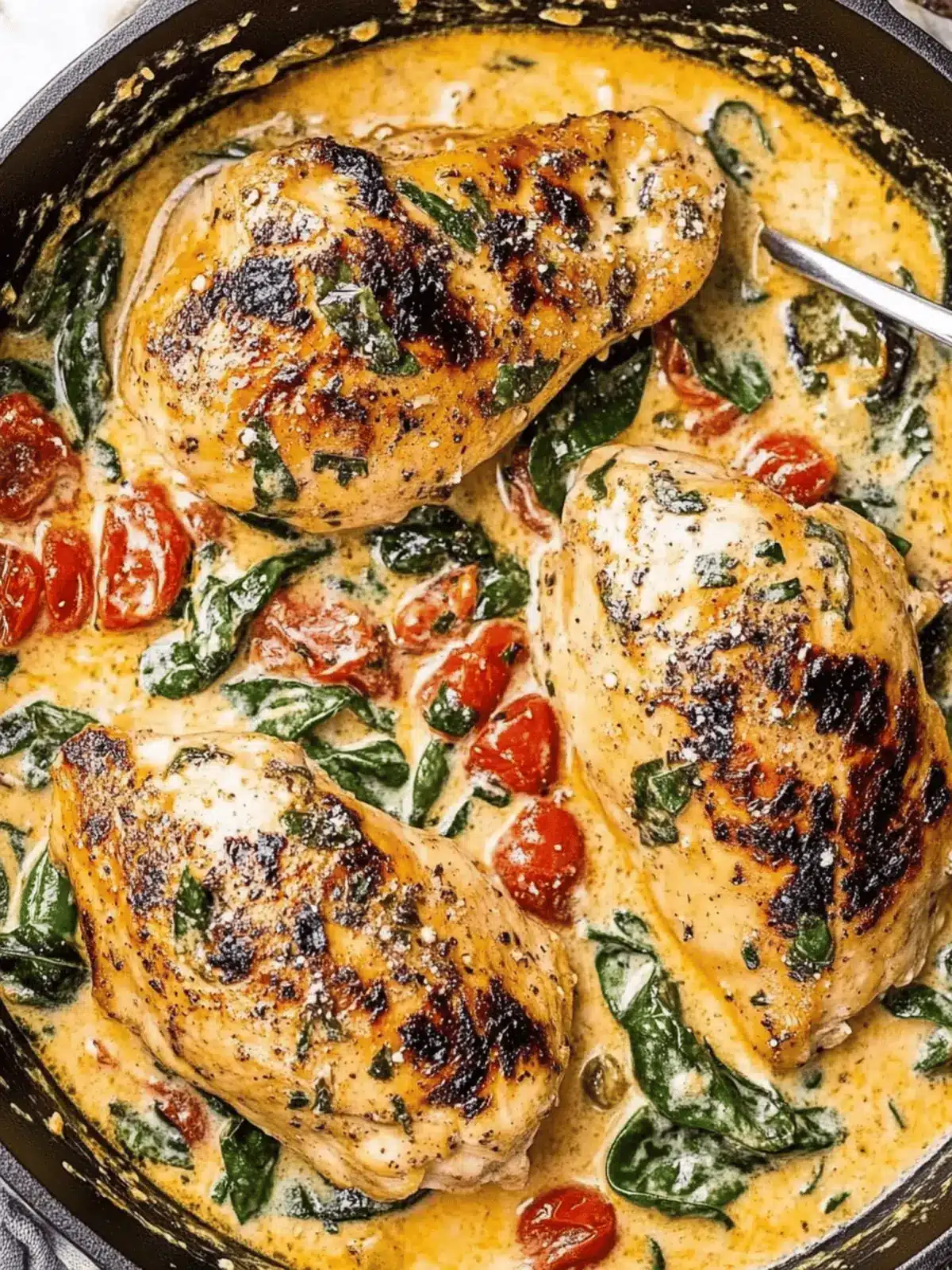Creamy Tuscan Chicken