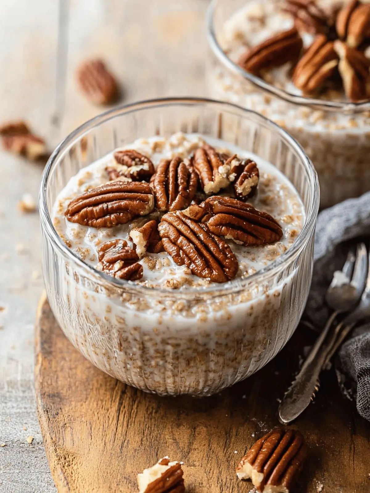Maple Pecan Overnight Oats