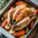 Roast Chicken with Root Vegetables