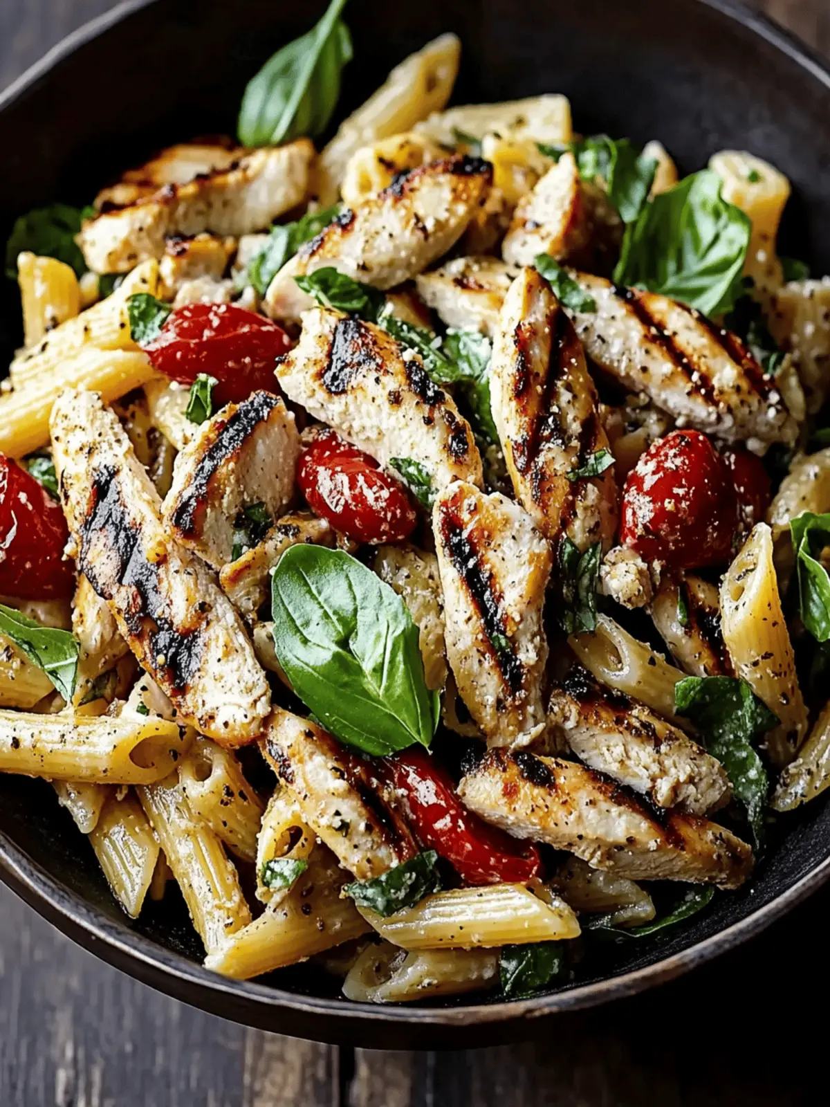 Grilled Chicken Pasta Salad