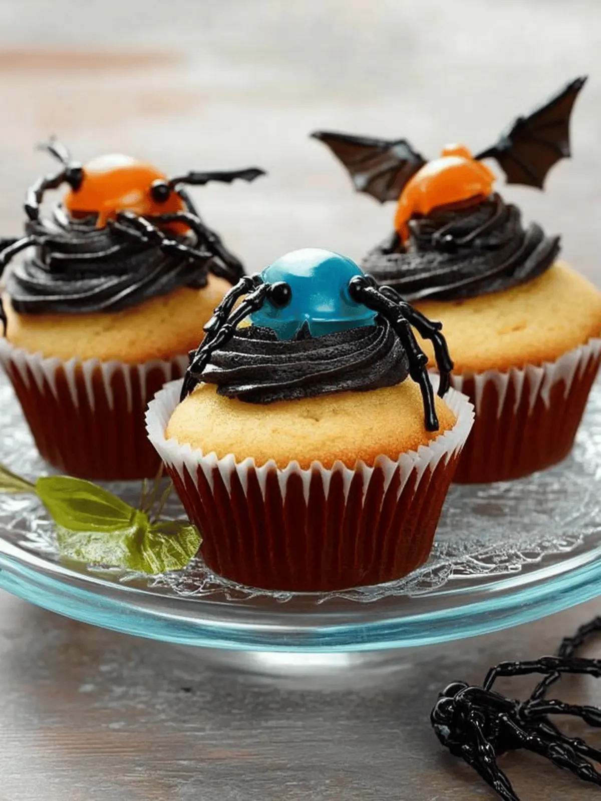 Creepy Crawly Cupcakes