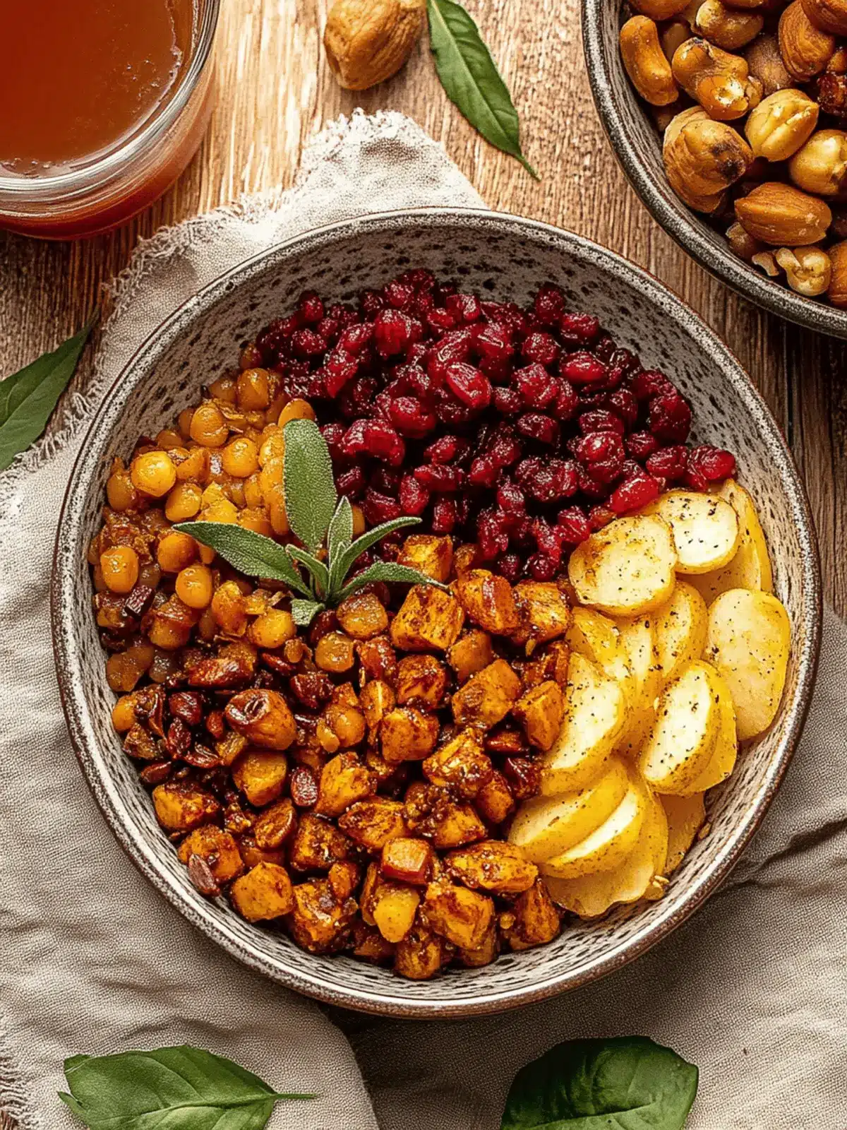 Vegan Fall Harvest Farro Bowl