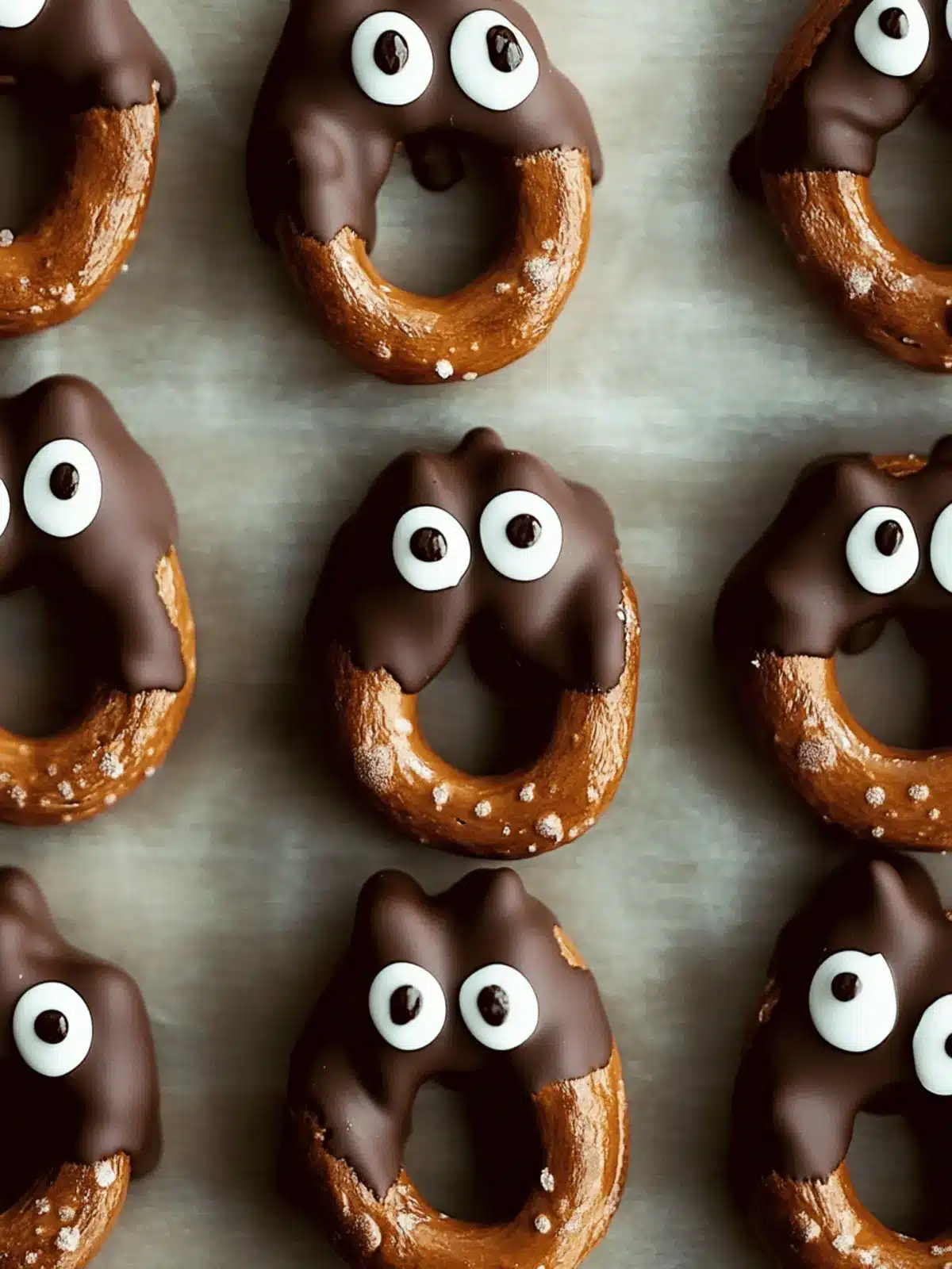 Halloween Chocolate Pretzels