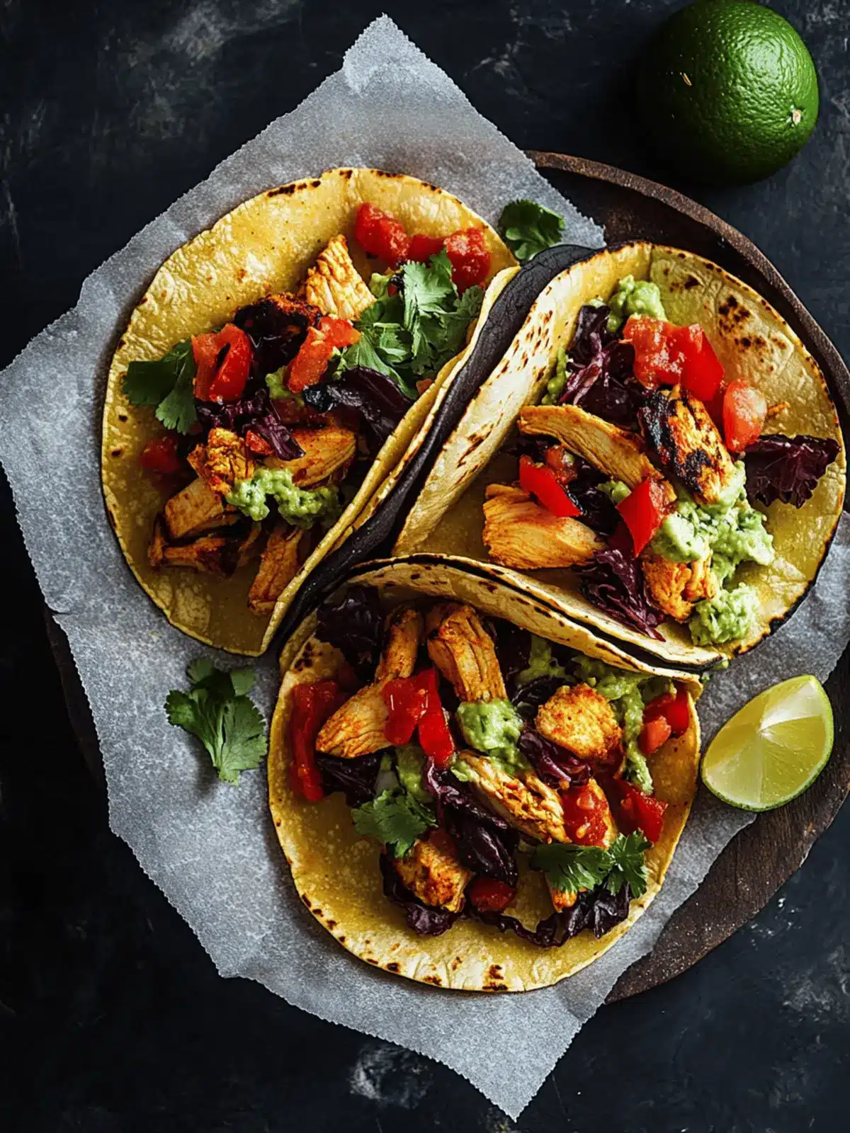 Cajun Chicken Tacos