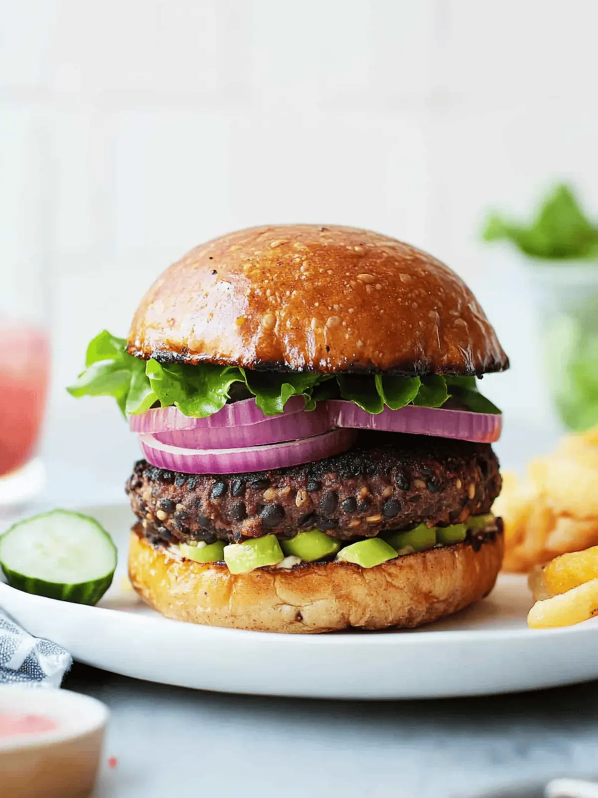 Easy Black Bean Burger