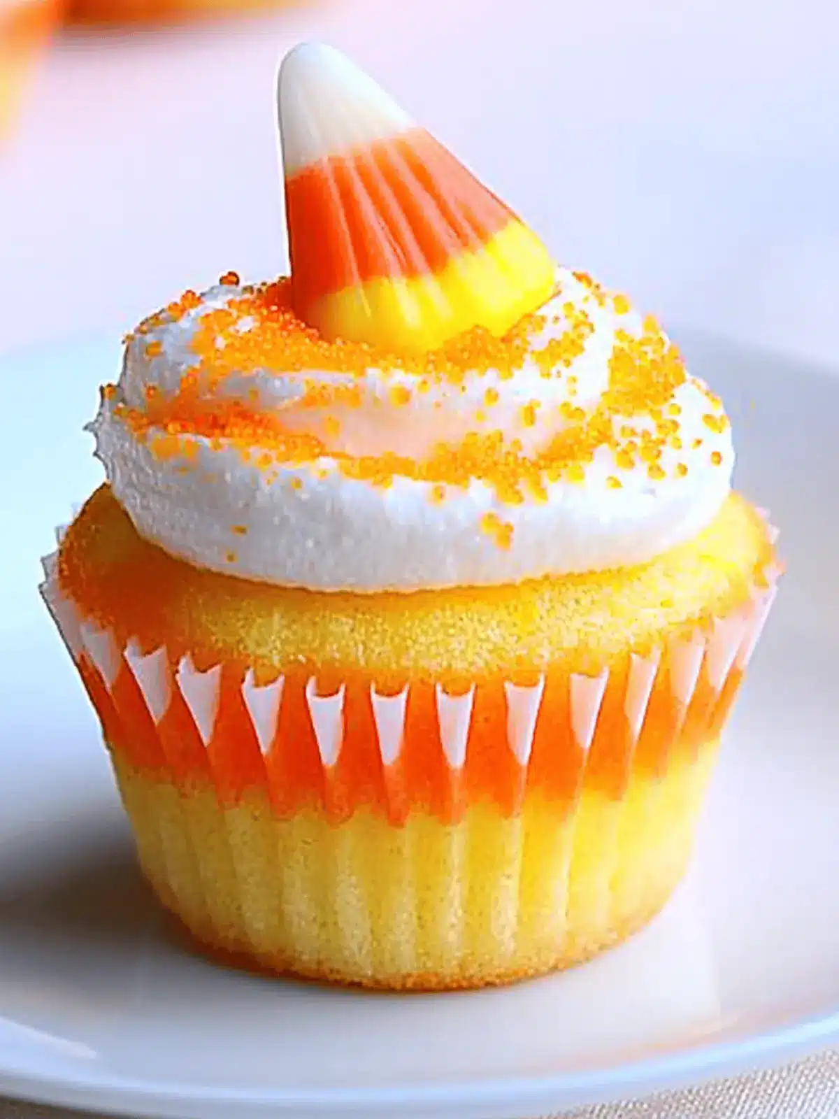 Candy Corn Cupcakes