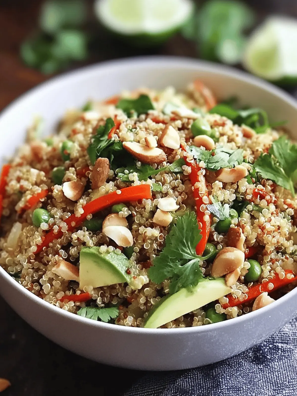 Thai Quinoa Crunch Salad