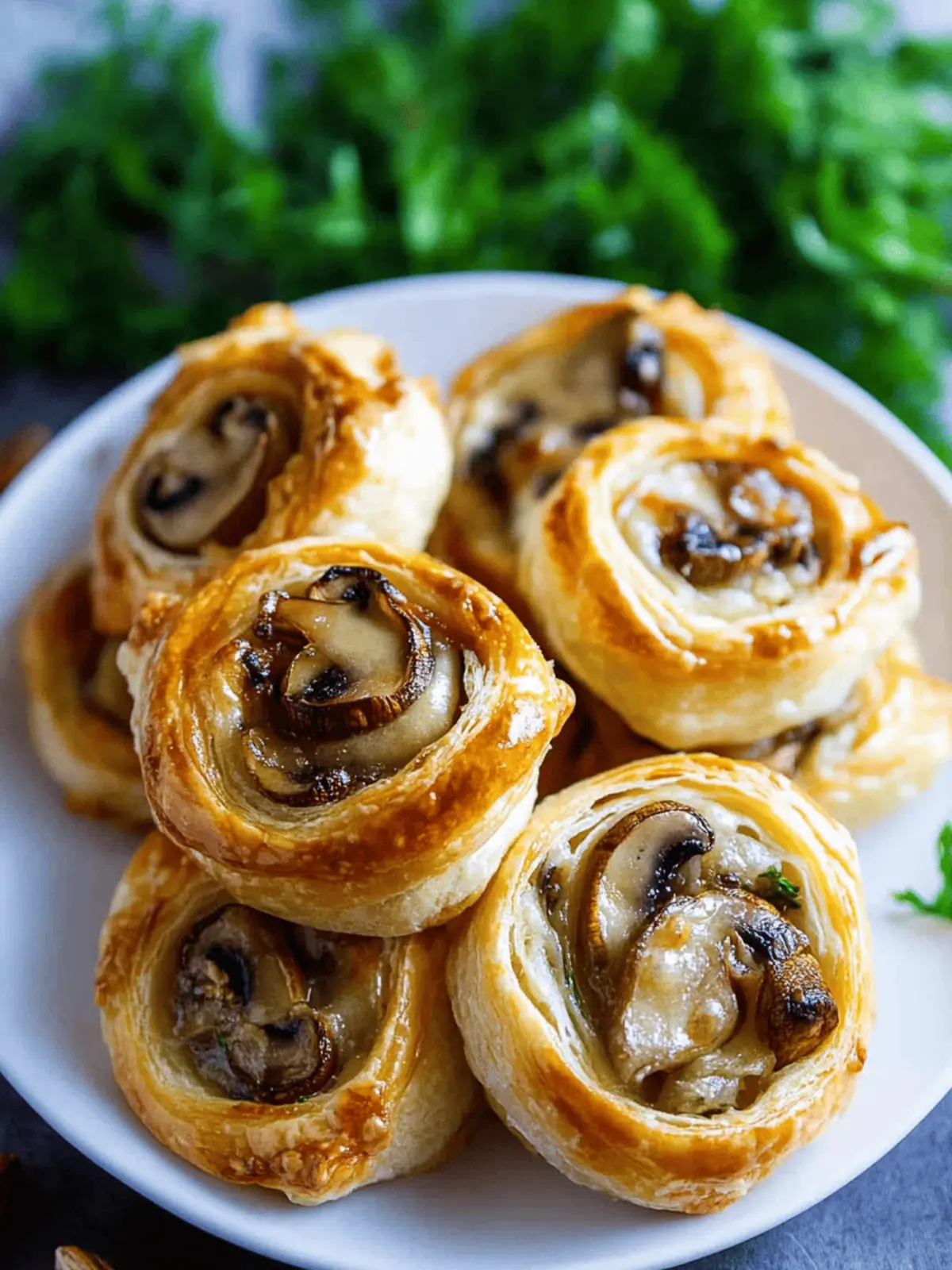 Mouthwatering Mushroom Puff Pastry Pinwheels You’ll Love 3 Mushroom Puff Pastry Pinwheels