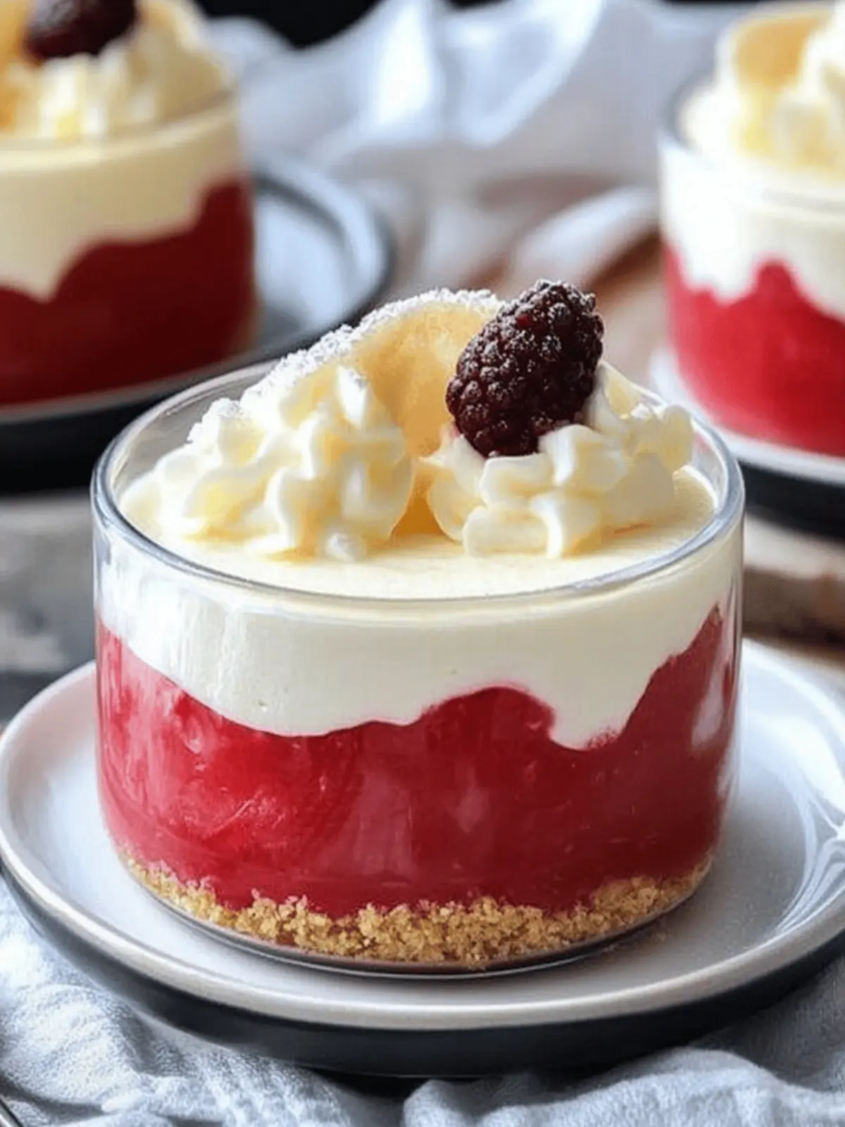 Rhubarb Cheesecake Creams: Effortless No-Bake Delight! 4 Rhubarb Cheesecake Creams