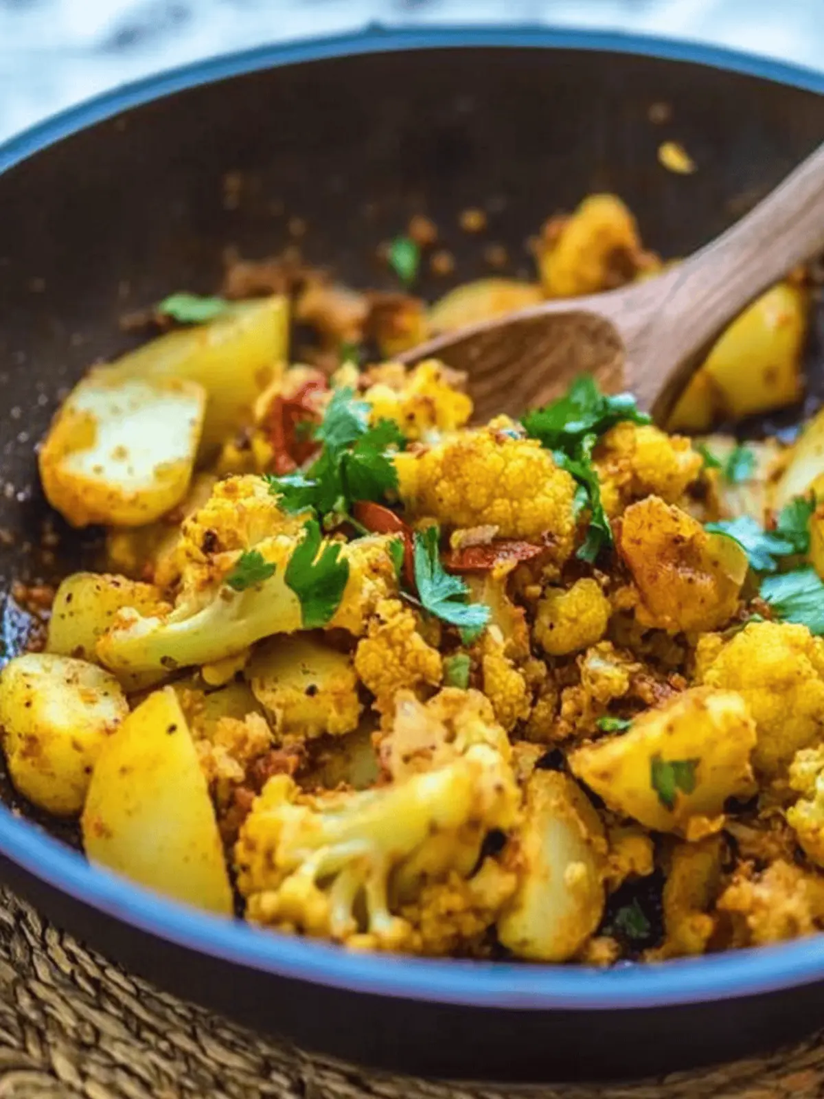 Aloo Gobi – Potatoes & Cauliflower