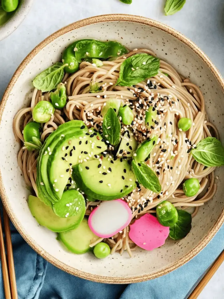 Sesame Soba Noodles