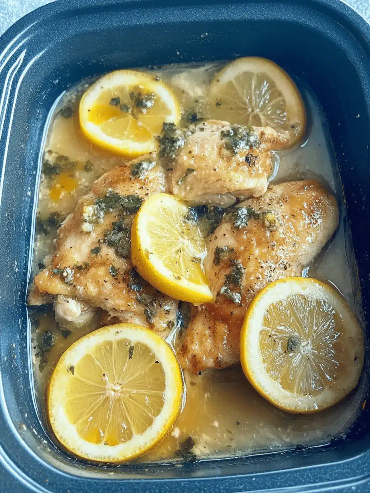 Slow Cooker Chicken Piccata