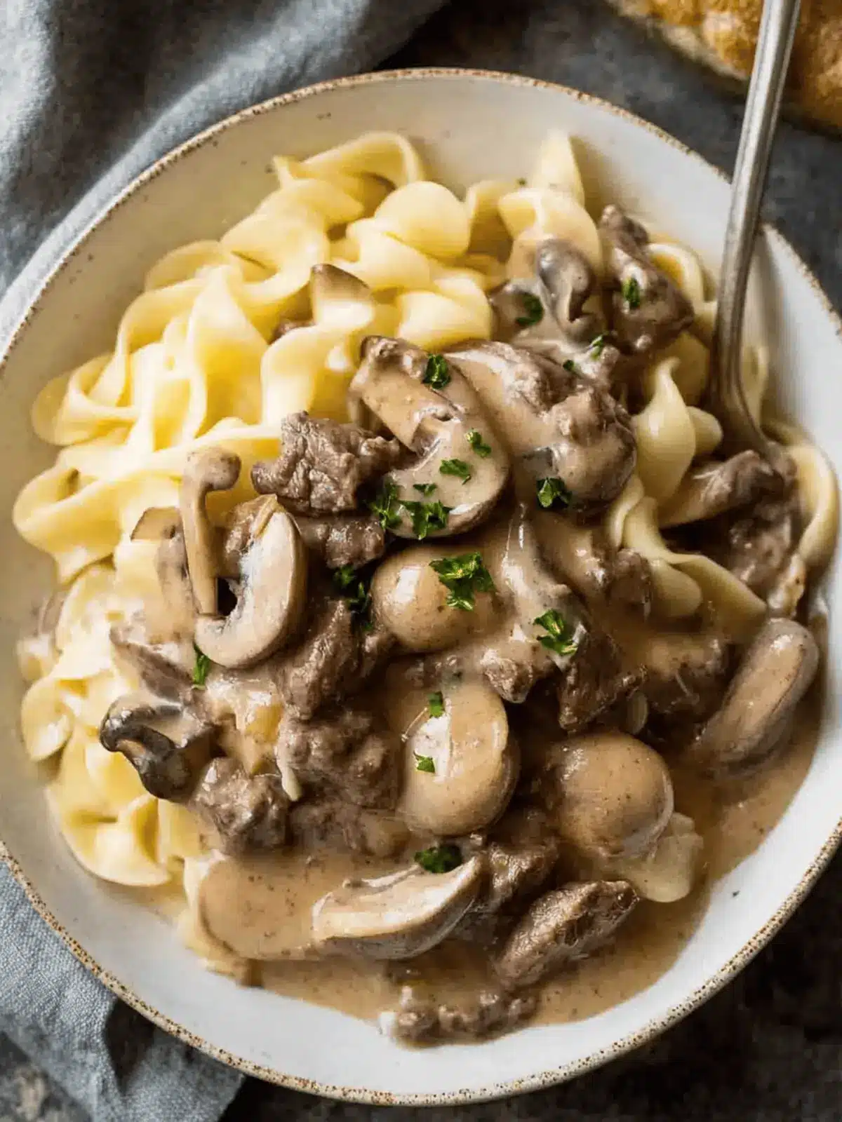 Beef Stroganoff