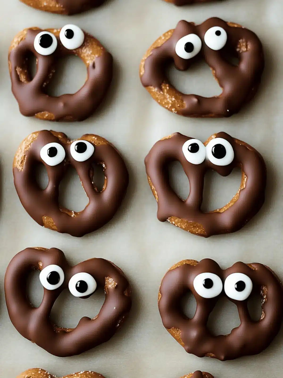 Halloween Chocolate Pretzels