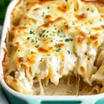 Chicken Alfredo Pasta Bake